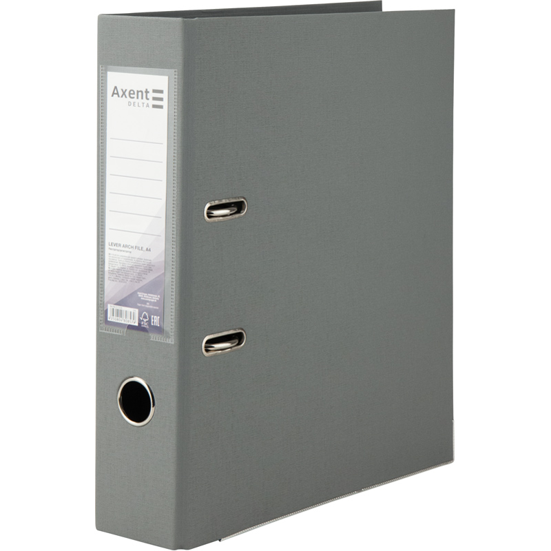 Папка-реєстратор DELTA А4 75 мм двостор. сіра (D1712-03C)